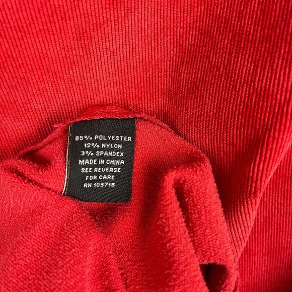 Sharagano Womens Short Sleeve Red Sheath Dress Size 6 - Picture 5 of 8